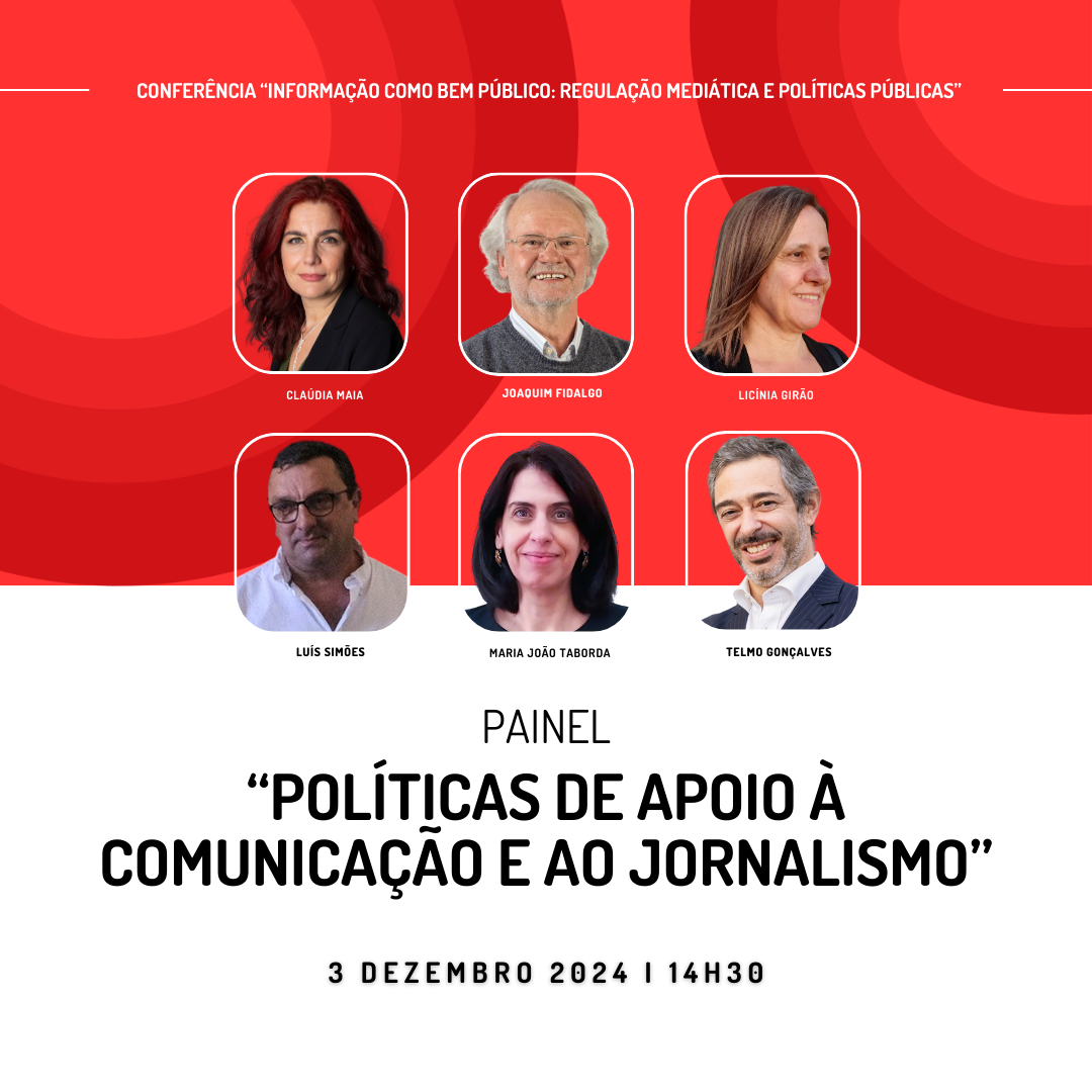 Painel “Políticas de apoio à comunicação e ao jornalismo”